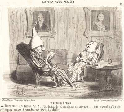 Il ritorno a Parigi da Honoré Daumier