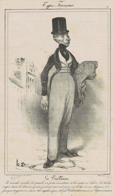 Il Sarto da Honoré Daumier