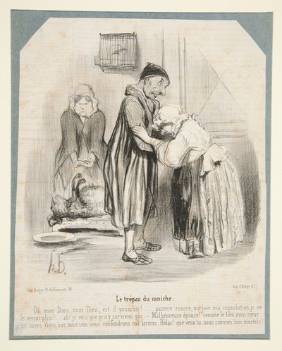 Le Trepas du Caniche da Honoré Daumier
