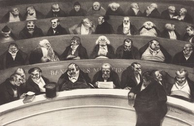 Le Ventre Legislatif di Honore Daumier, 1834 da Honoré Daumier