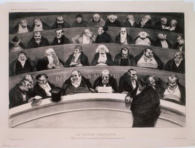 Il ventre legislativo da Honoré Daumier