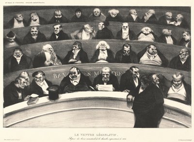 Il ventre legislativo da Honoré Daumier