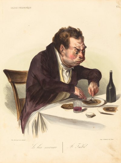 Il buon boccone da Honoré Daumier