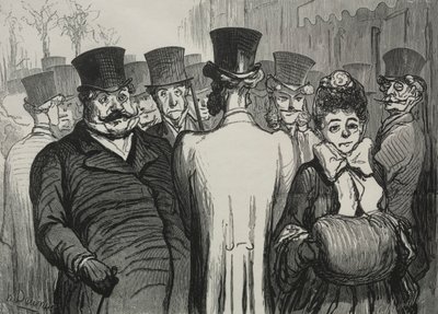Le boulevard des Italiens da Honoré Daumier