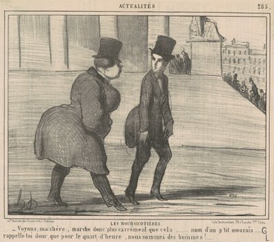 Le speculatrici... Vediamo, mia cara da Honoré Daumier