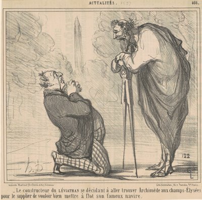 Il costruttore del Leviatano si decide da Honoré Daumier