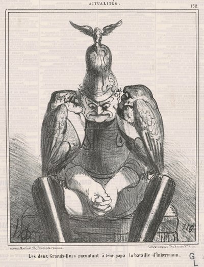 I due grandi duchi raccontano... Inkermann da Honoré Daumier