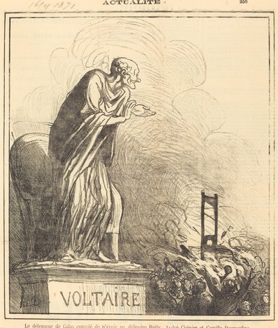 Il difensore di Calas consolato... da Honoré Daumier