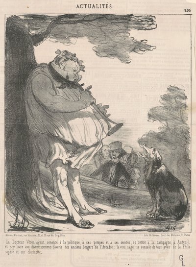 Il dottor Véron... a Auteuil da Honoré Daumier