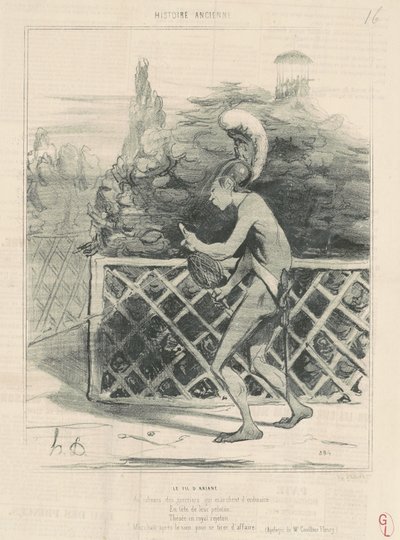 Il filo di Arianna da Honoré Daumier