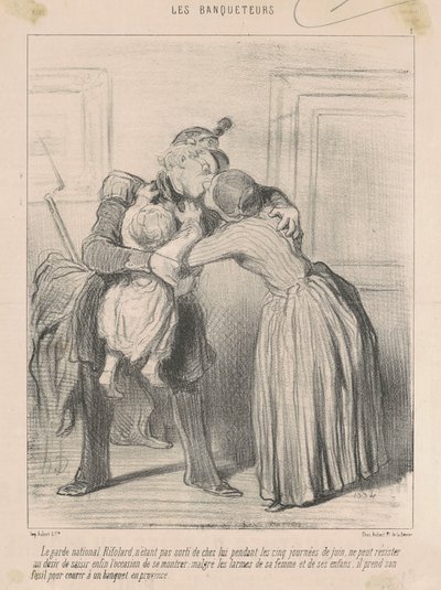Le garde national Rifolard da Honoré Daumier