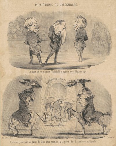Il giorno in cui... Théobald ha appreso il suo licenziamento da Honoré Daumier