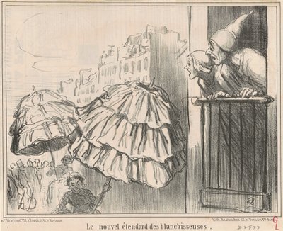Il nuovo stendardo delle lavandaie da Honoré Daumier