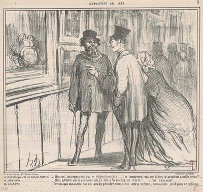 Il pittore che ha avuto un quadro rifiutato da Honoré Daumier