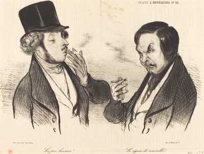 Le pur havane! Le cigare de marseille da Honoré Daumier