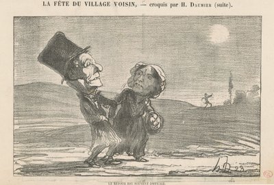 Il ritorno è spesso difficile da Honoré Daumier
