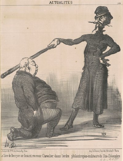 Il signore di Berryer... Cavaliere da Honoré Daumier