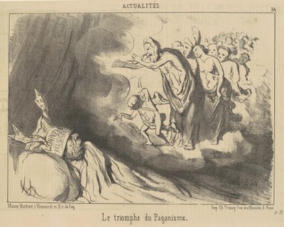 Il trionfo del paganesimo da Honoré Daumier