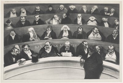 Le ventre législatif da Honoré Daumier