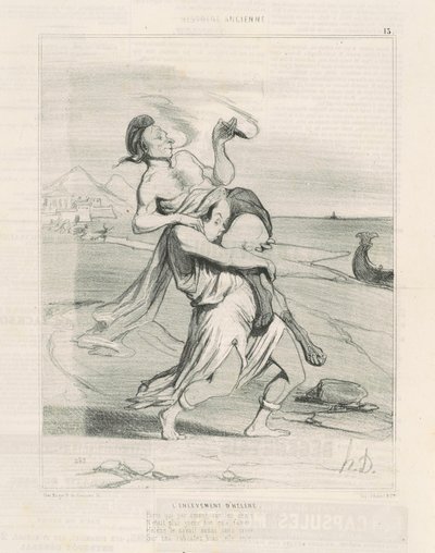 Il rapimento di Elena da Honoré Daumier