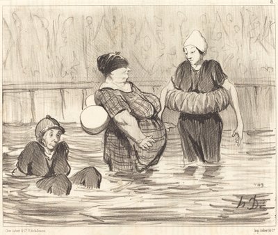 Le bagnanti prudenti da Honoré Daumier