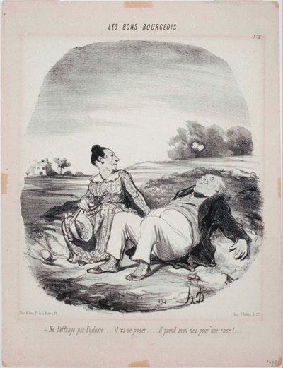 I Buoni Borghesi- Non spaventarlo Eudoxie da Honoré Daumier
