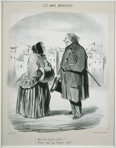 I Buoni Borghesi- Sei sempre galante! da Honoré Daumier