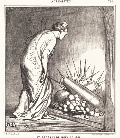 I regali di Natale del 1868 da Honoré Daumier