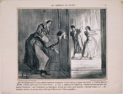 I Commedianti di Società- Dì dunque Battista, cosa hanno dunque da Honoré Daumier