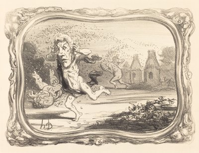 I curiosi puniti da Honoré Daumier