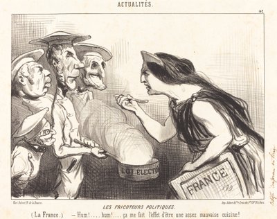 I fricoteurs politici da Honoré Daumier