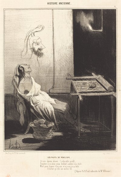 Le notti di Penelope da Honoré Daumier