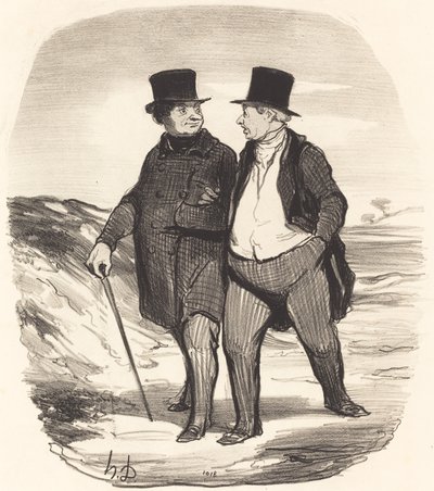I tempi sono duri... da Honoré Daumier