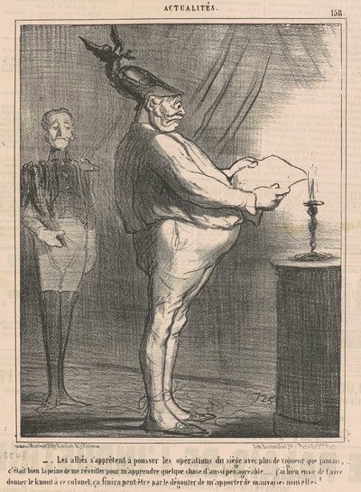 Gli alleati si preparano a spingere le operazioni da Honoré Daumier