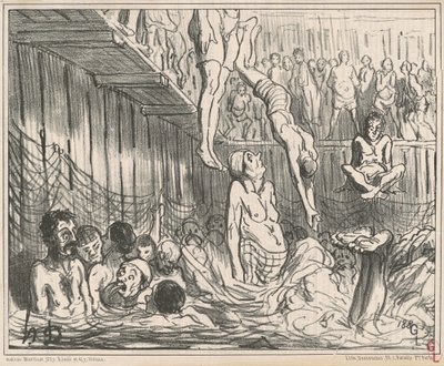 I bagni a quattro soldi da Honoré Daumier