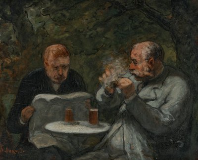 Bevitori di birra da Honoré Daumier