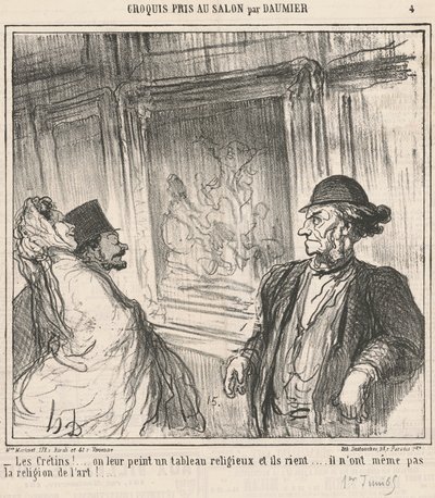 I cretini! Gli si dipinge un quadro da Honoré Daumier