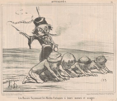 I faccendieri moldo-valacchi da Honoré Daumier