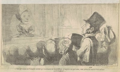 Le persone della piacevole società che da Honoré Daumier