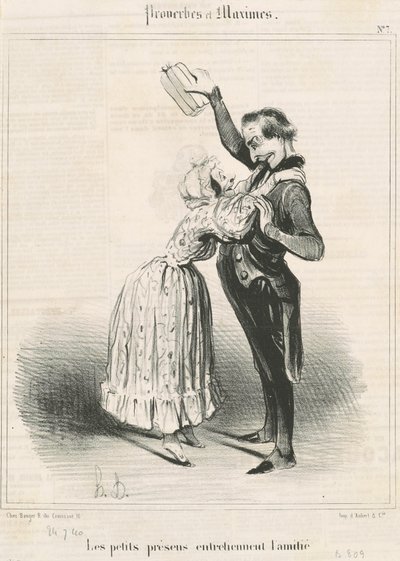 I piccoli presenti da Honoré Daumier