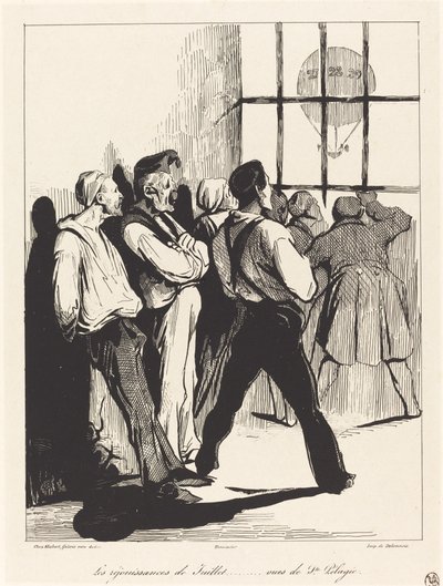 Le celebrazioni di luglio... viste da Ste. Pélagie da Honoré Daumier