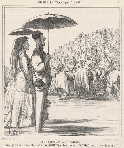 La vendemmia ad Argenteuil da Honoré Daumier