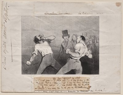 Lezione di Comprensione nel 1843 da Honoré Daumier