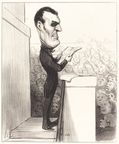 M.L.P.F. Esquirou de Parieu da Honoré Daumier