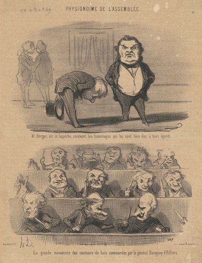 M. Berger, detto il superbo... da Honoré Daumier