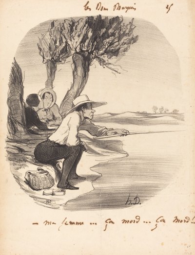 Mia moglie... morde... morde! da Honoré Daumier