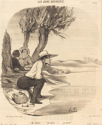 Mia moglie... morde... morde! da Honoré Daumier