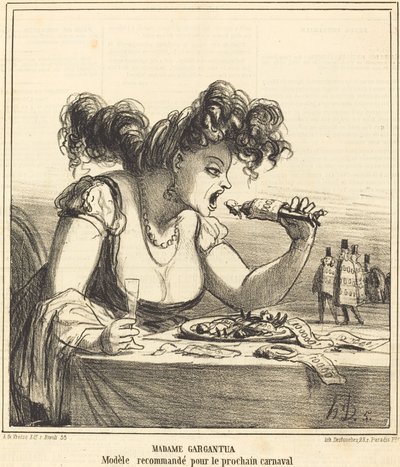 Madame Gargantua da Honoré Daumier