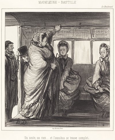 Madeleine-Bastille da Honoré Daumier