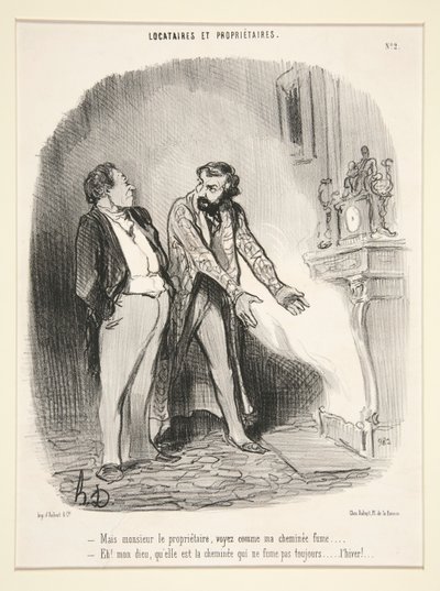 Mais monsieur le proprietaire da Honoré Daumier